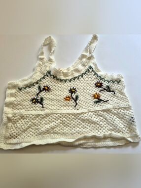 Boho Crochet Tank Top